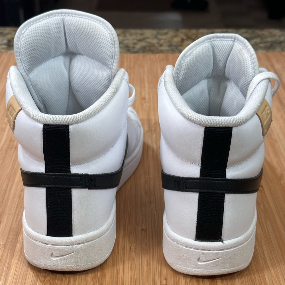 NIKE MENS Court Royale 2 Mid "White Onyx" Size 10 - Picture 4 of 14